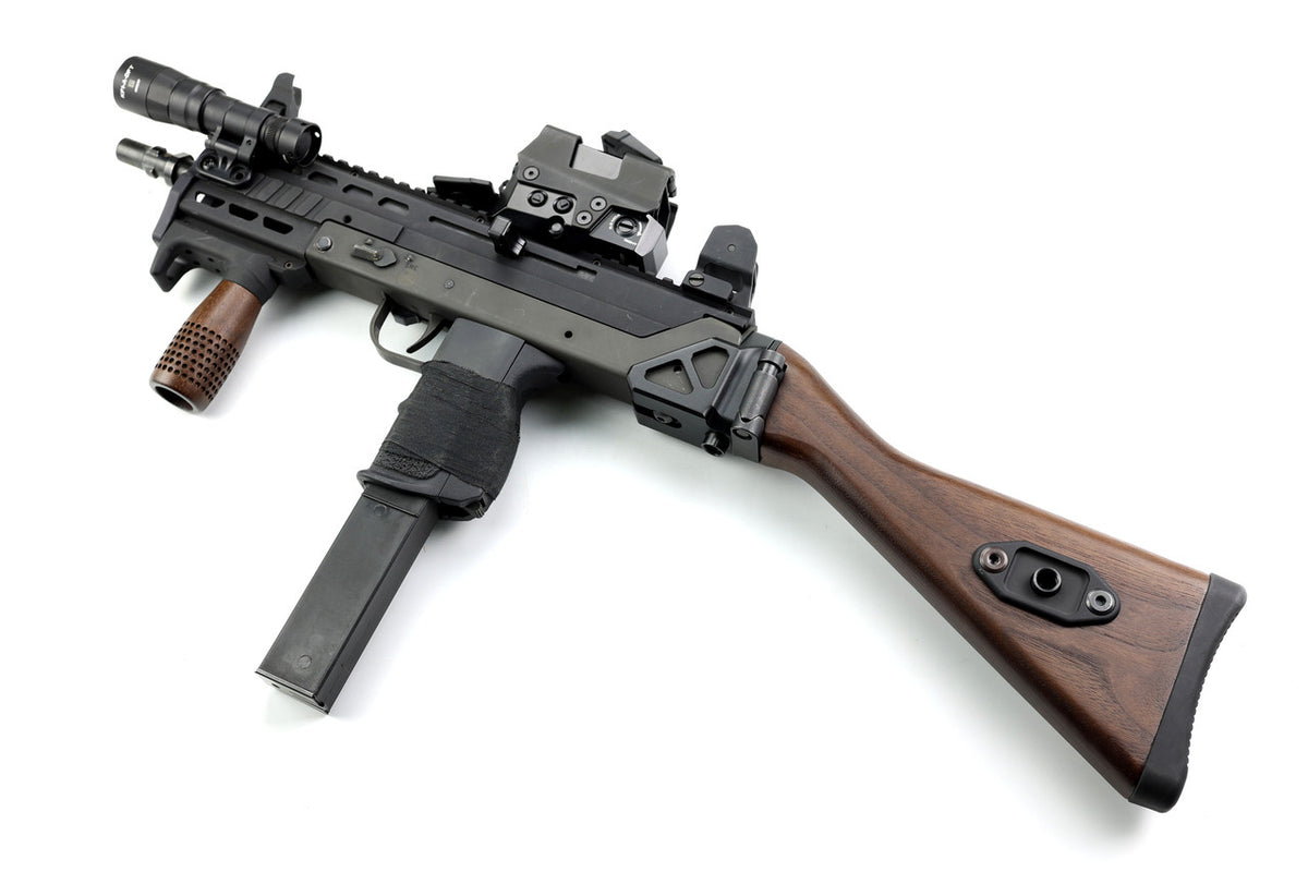 Folding G3 Walnut Stock - Mac11/9