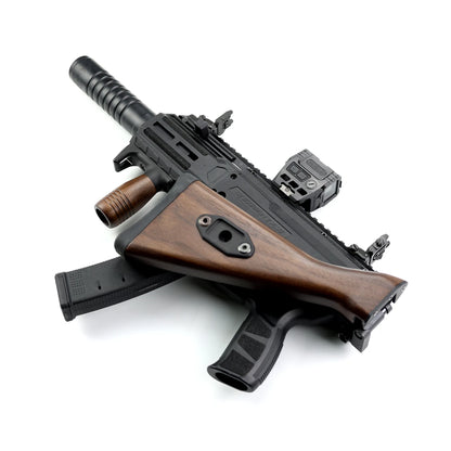 Folding G3 Walnut Stock - Cz Scorpion - Image 4