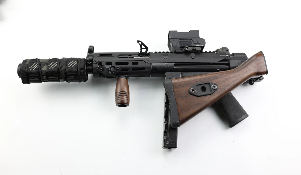 Folding G3 Walnut Stock - MP5/SP5 - Image 4