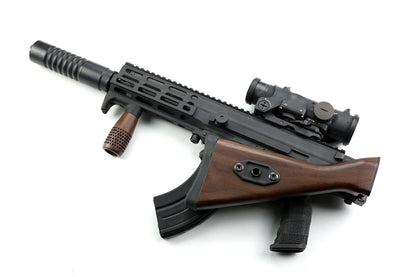 Folding G3 Walnut Stock - Robinson Armament Xcr - Image 4