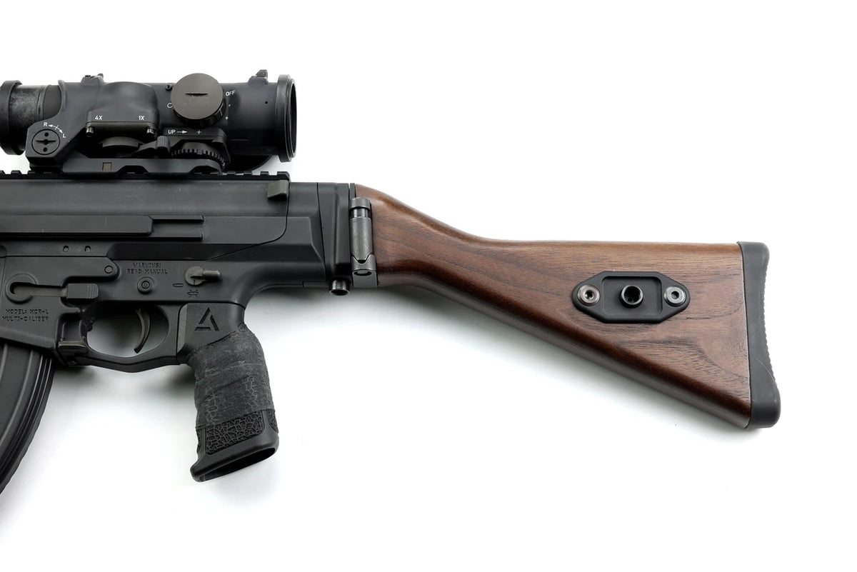Folding G3 Walnut Stock - Robinson Armament Xcr - Image 5