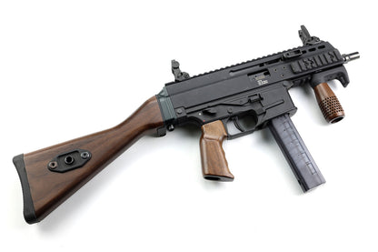 Folding G3 Walnut Stock - B&T APC Pistol Caliber - Image 3