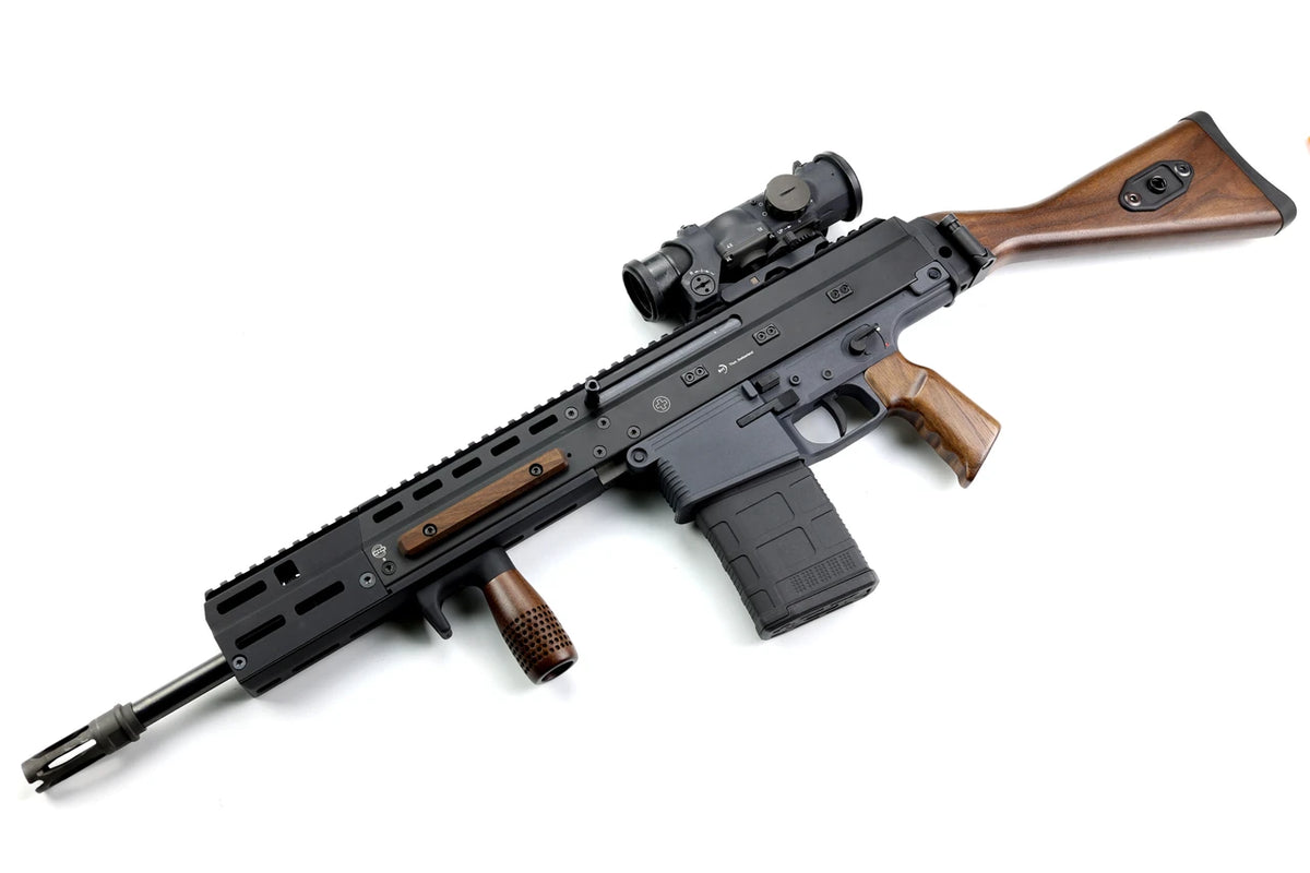 Folding G3 Walnut Stock - B&T APC Rifle Caliber - Image 5