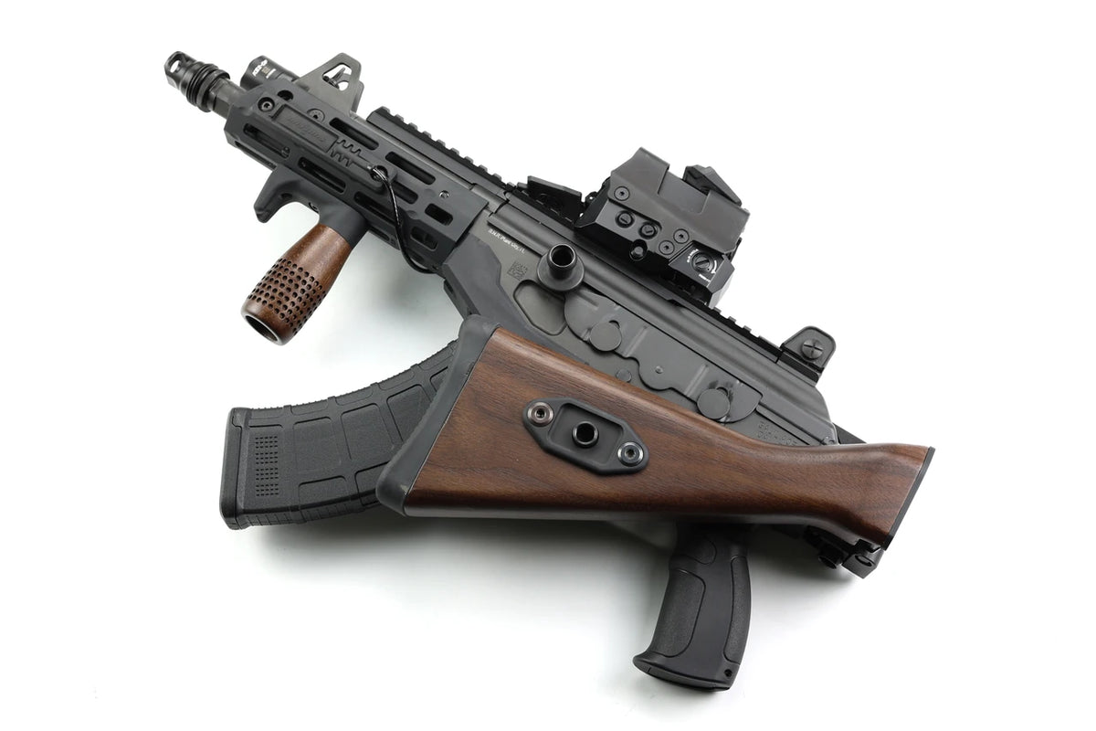 Folding G3 Walnut Stock - IWI Galil Ace - Image 5
