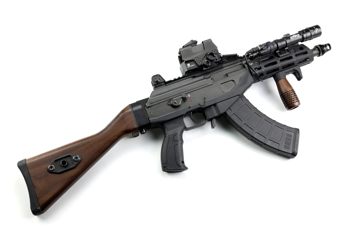 Folding G3 Walnut Stock - IWI Galil Ace - Image 4