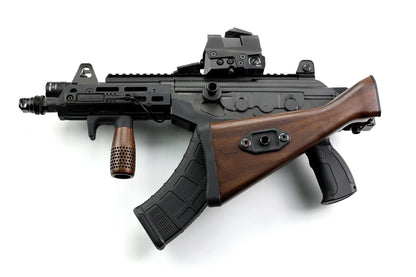Folding G3 Walnut Stock - IWI Galil Ace - Image 3