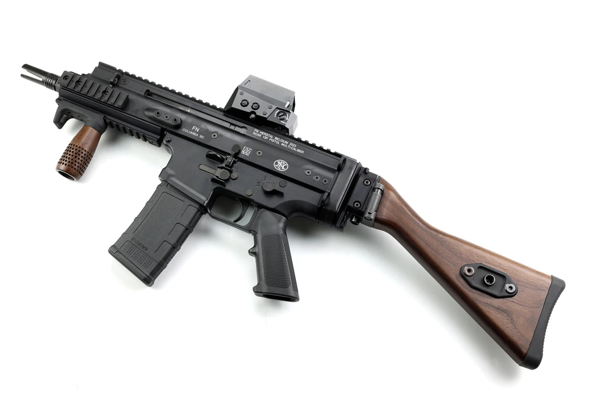 Folding G3 Walnut Stock - Universal 1913 - Image 3