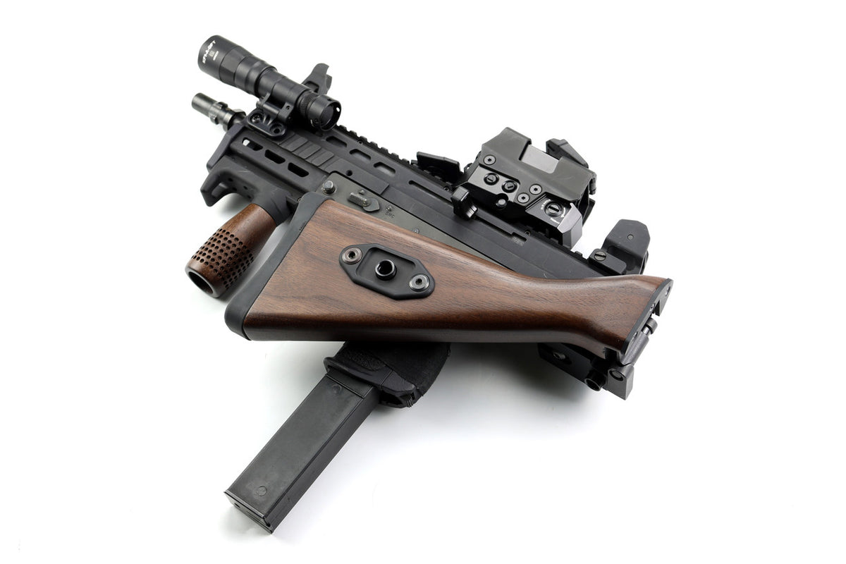 Folding G3 Walnut Stock - Mac11/9
