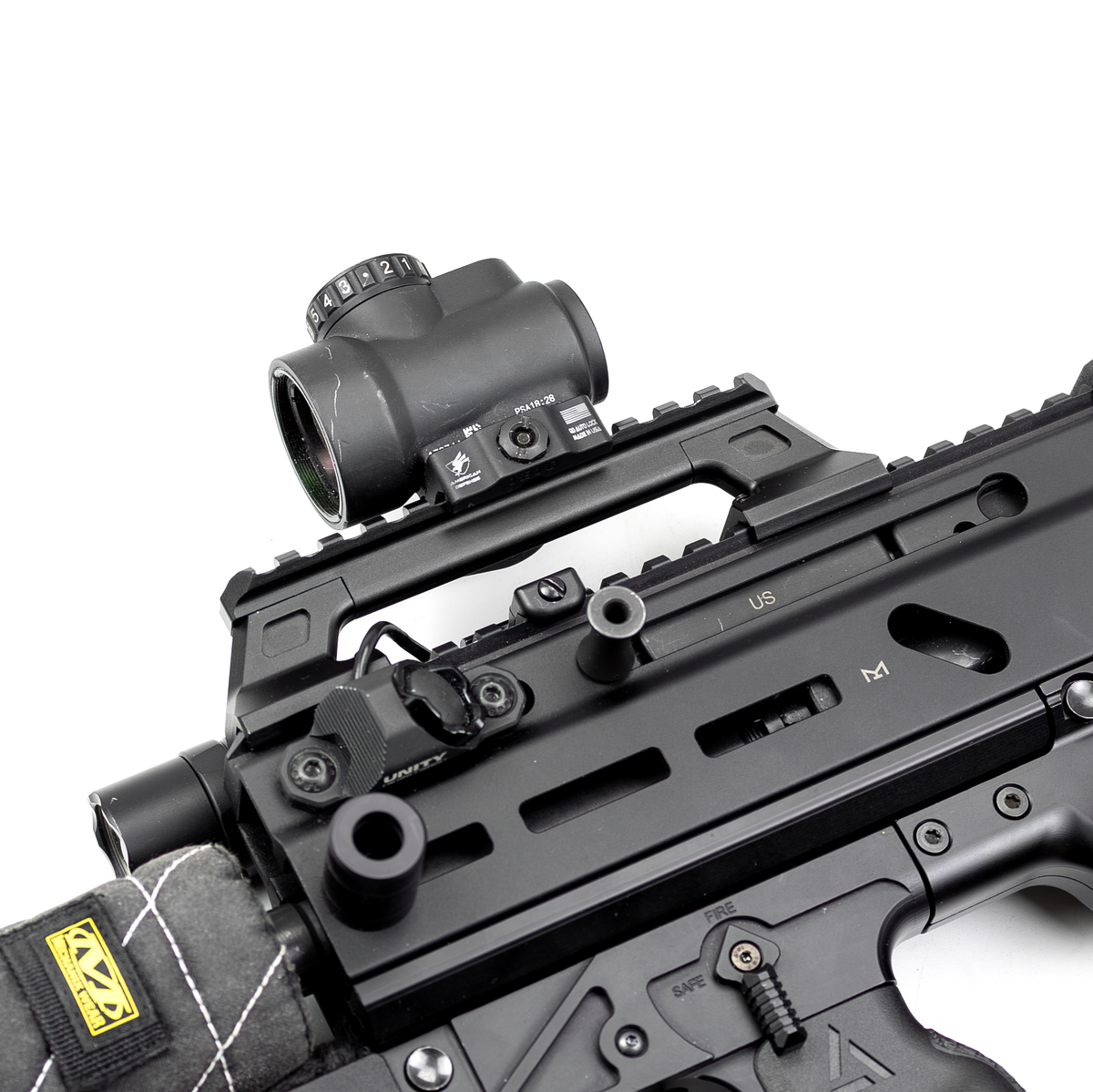 Modular Rail Riser And Carry Handle
