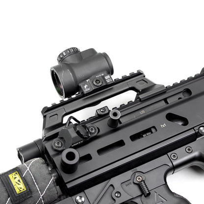 Modular Rail Riser And Carry Handle
