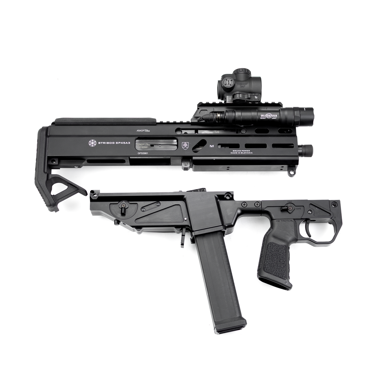 Stribog SP10/SP45 Bullpup Conversion Kit