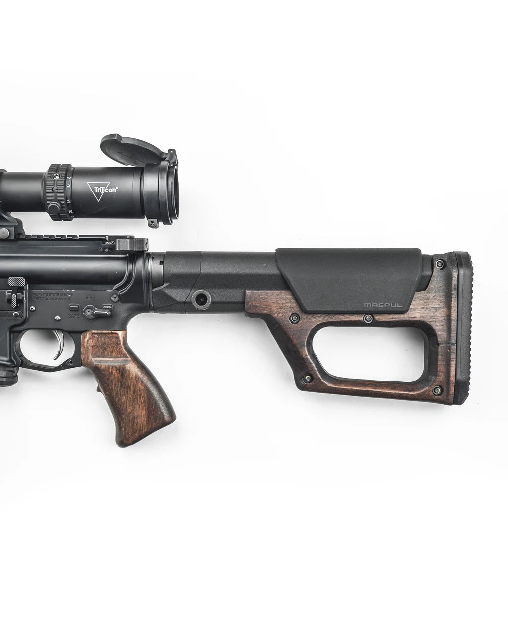 JMK Hybrid Walnut/Polymer Stock - AR - Image 2