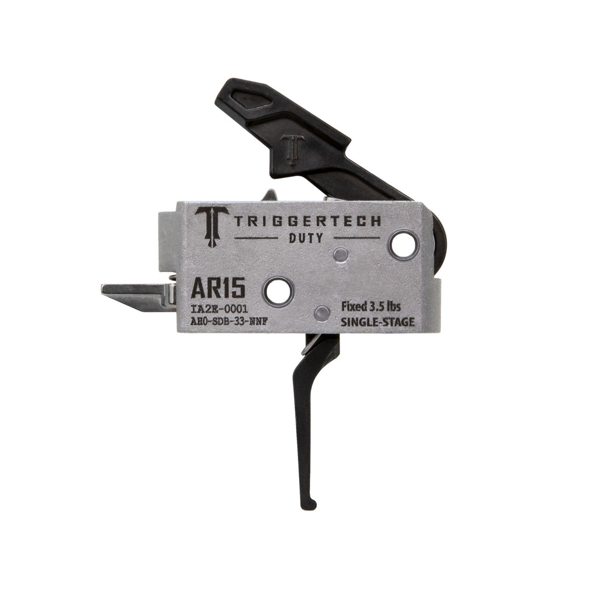 TriggerTech AR-15 Single Stage 3.5lb Duty Trigger - Flat