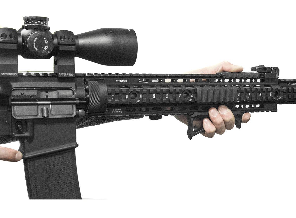 UTG® Ultra Slim Angled Foregrip, Picatinny, Black - Image 6