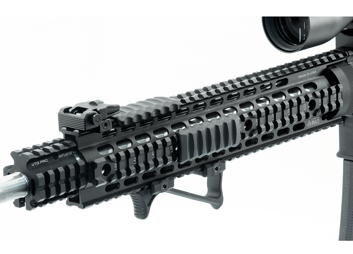 UTG® Ultra Slim Angled Foregrip, Picatinny, Black - Image 4